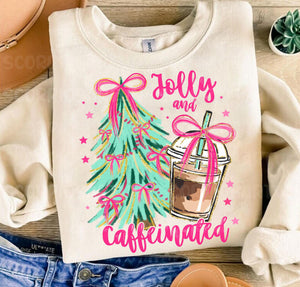 Jolly & Caffinated Christmas - Unisex Apparel