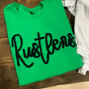 Rustlers - Chenille Yarn Embroidery