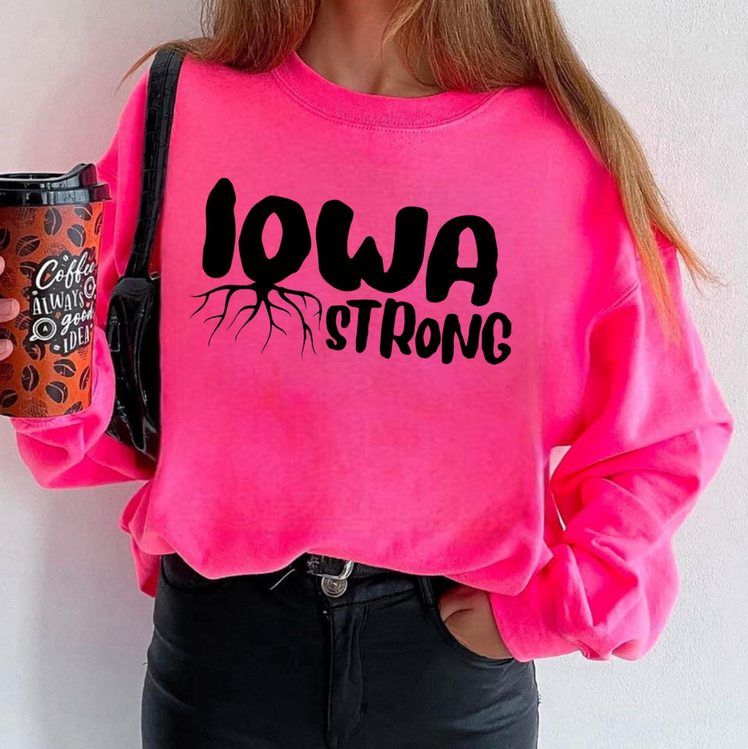 Iowa Strong - Puff Print