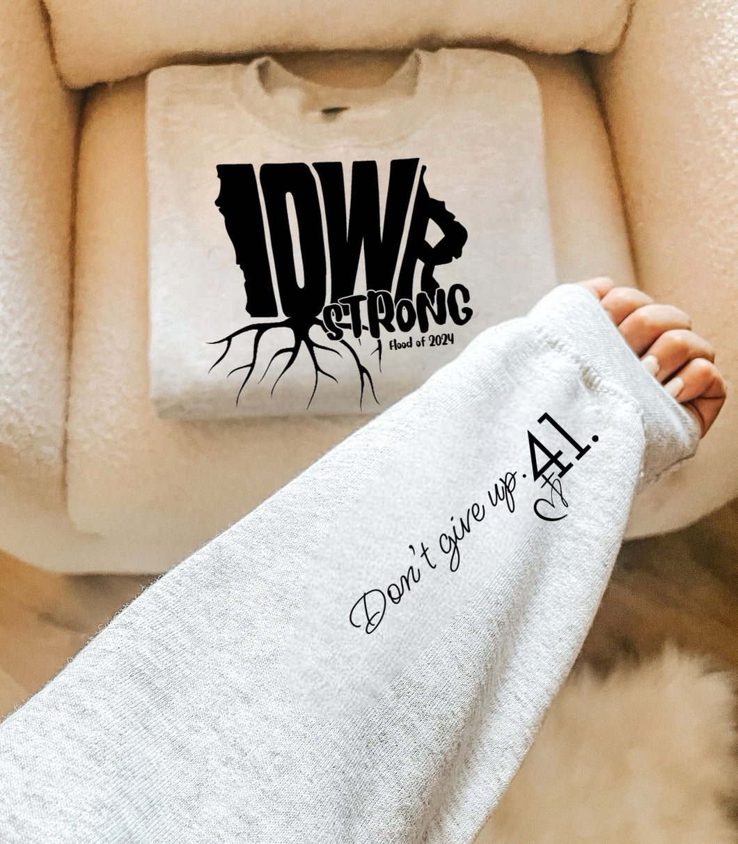 Iowa Strong (State of Iowa) - 41 - Don't Give Up (On Sleeve)