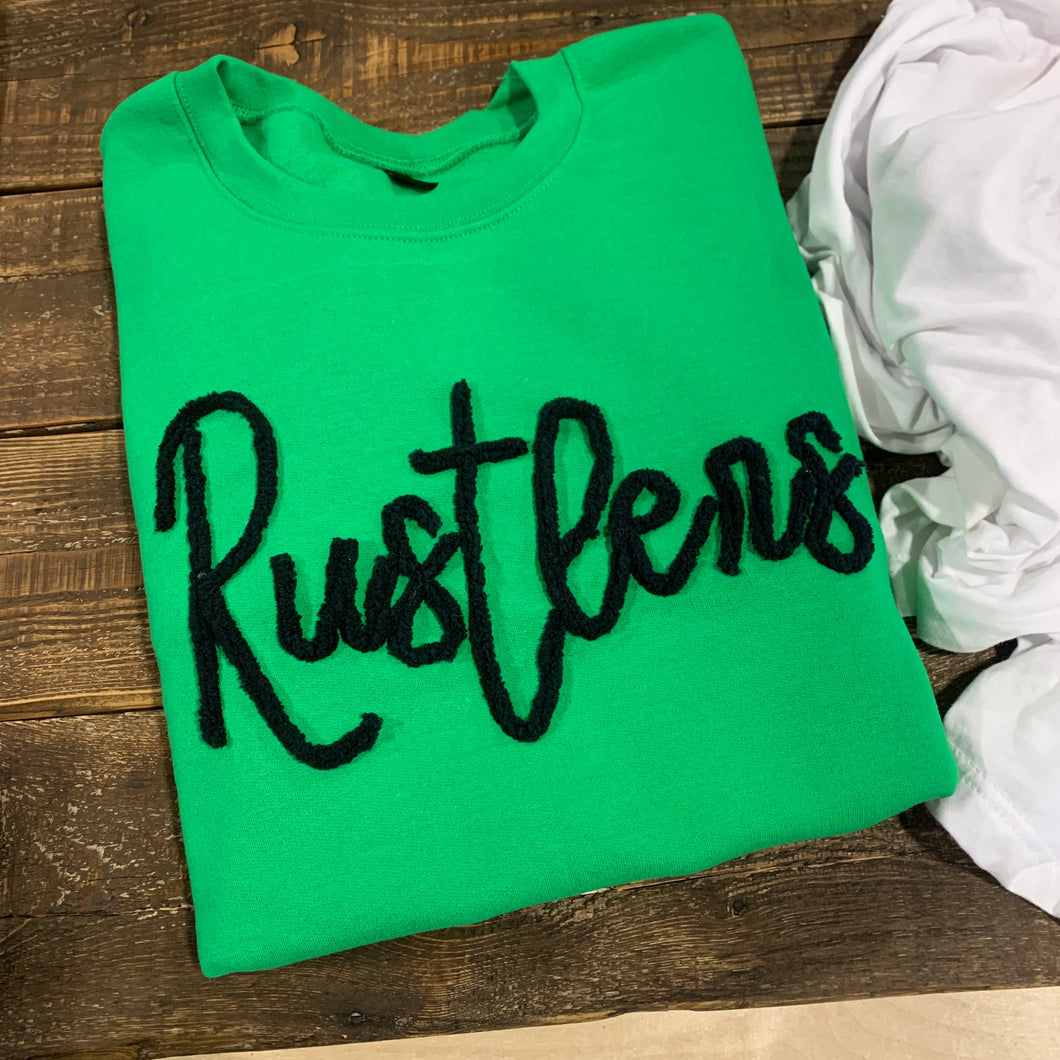 Rustlers - Chenille Yarn Embroidery