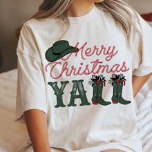 Load image into Gallery viewer, Merry Christmas Y’all Christmas Western - Unisex Apparel