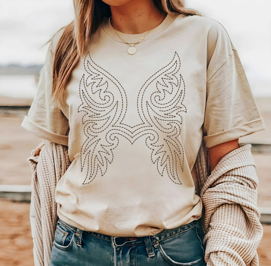 Butterfly Boot Print - Unisex Fit Apparel