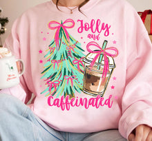 Load image into Gallery viewer, Jolly &amp; Caffinated Christmas - Unisex Apparel