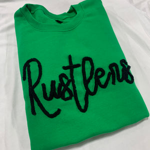 Rustlers - Chenille Yarn Embroidery