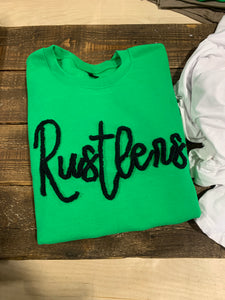 Rustlers - Chenille Yarn Embroidery
