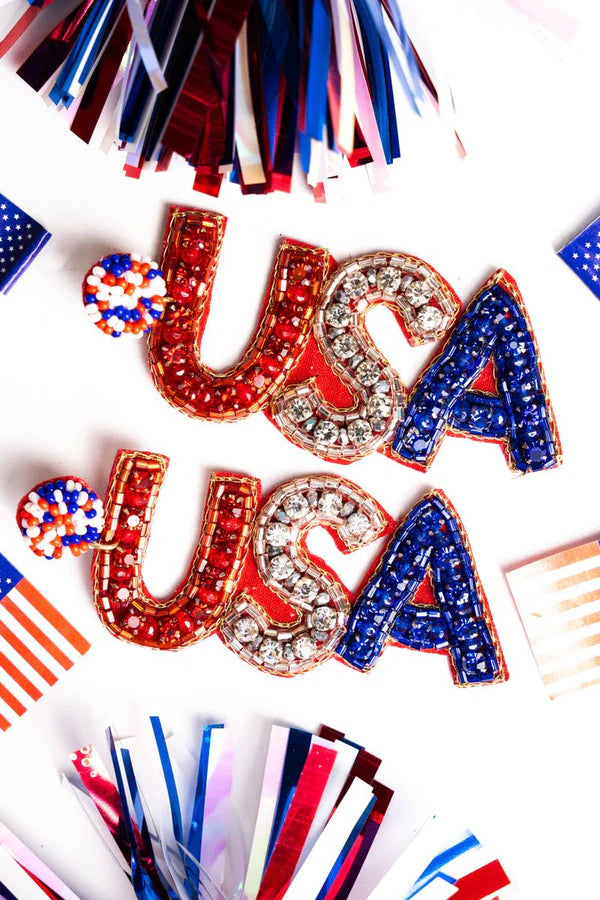 USA SPARKLES EARRINGS