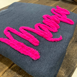 Mama - Chenille Yarn Embroidery