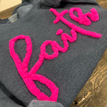 Load image into Gallery viewer, Faith - Chenille Yarn Embroidery