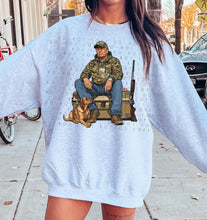 Load image into Gallery viewer, Hunting Trump with Hunting Dog - TRUMP 2024 - Unisex Fit Apparel