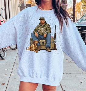 Hunting Trump with Hunting Dog - TRUMP 2024 - Unisex Fit Apparel