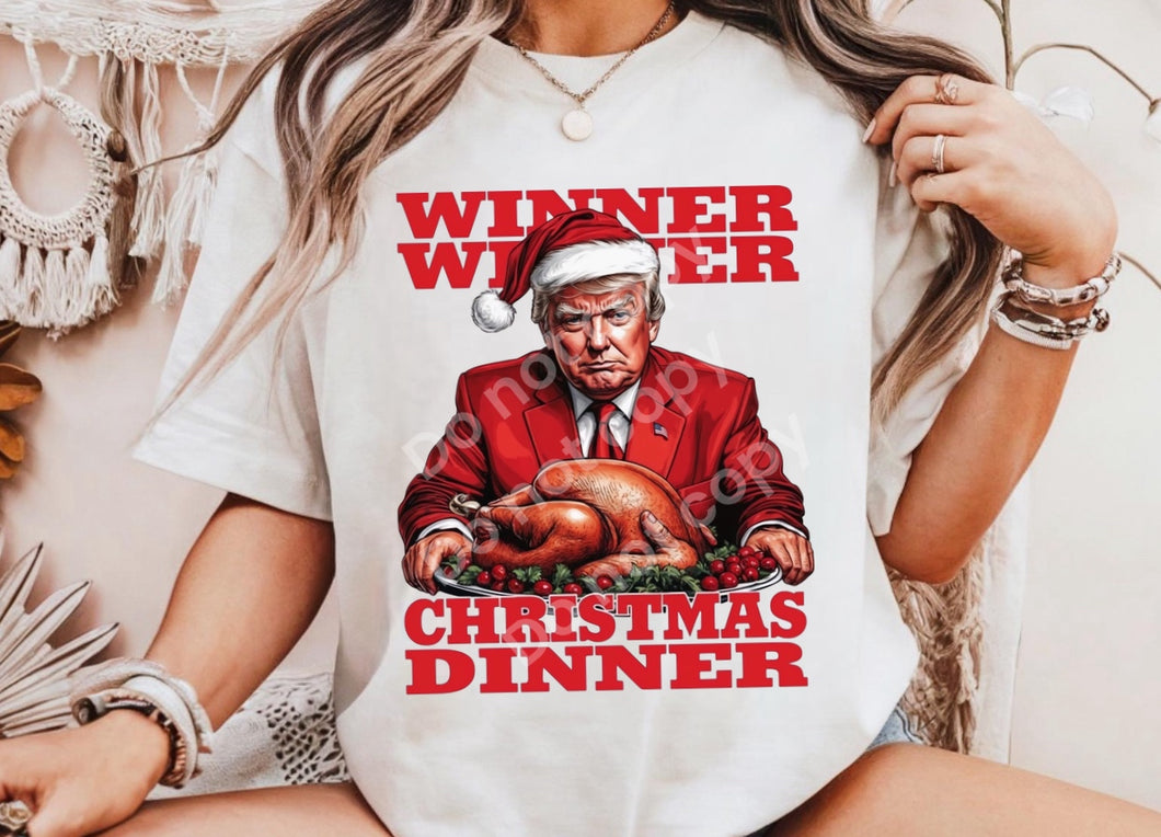 Winner Winner Christmas Dinner - Trump - Unisex Apparel