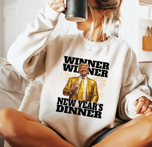 Winner Winner New Years Dinner - Trump - Unisex Apparel