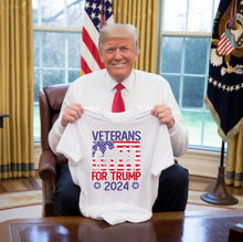 Load image into Gallery viewer, Veterans for Trump - Trump - Unisex Tee