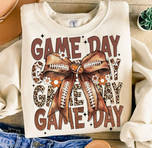 Load image into Gallery viewer, Multi Pattern Game Day - Repeat - Football Bow