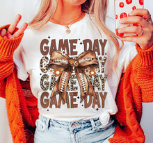 Load image into Gallery viewer, Multi Pattern Game Day - Repeat - Football Bow