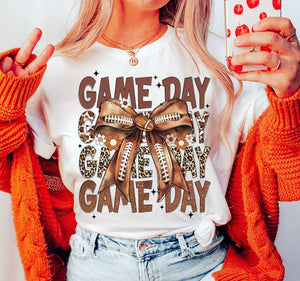 Multi Pattern Game Day - Repeat - Football Bow