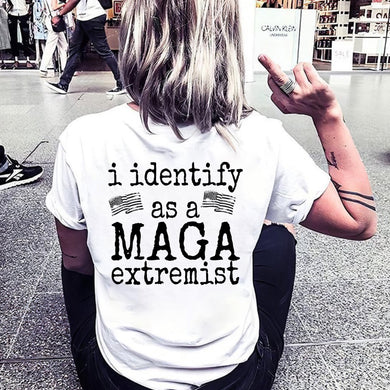 I Identify As A MAGA Extremist - Black Ink