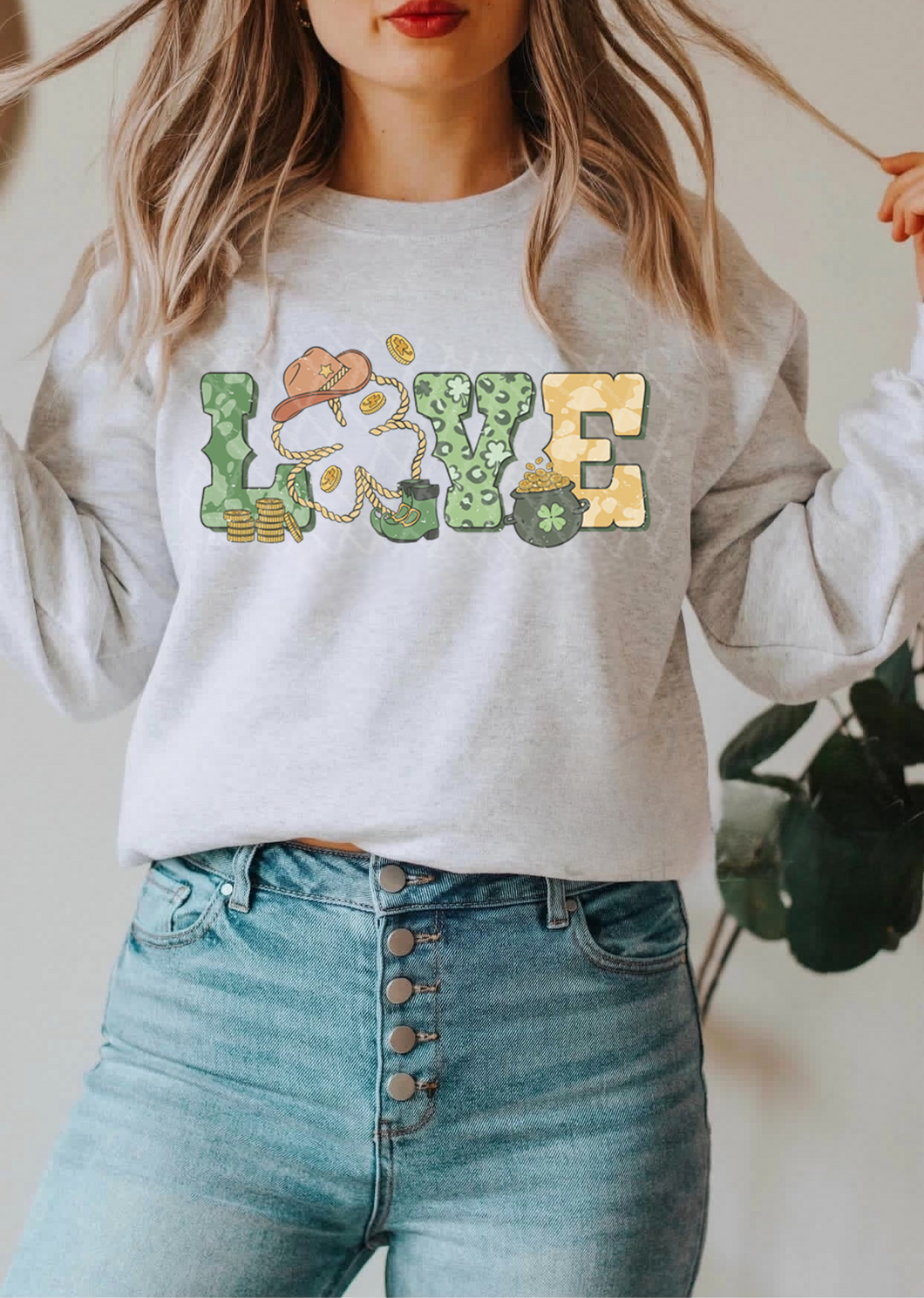 Multi Pattern LOVE - St. Patty's