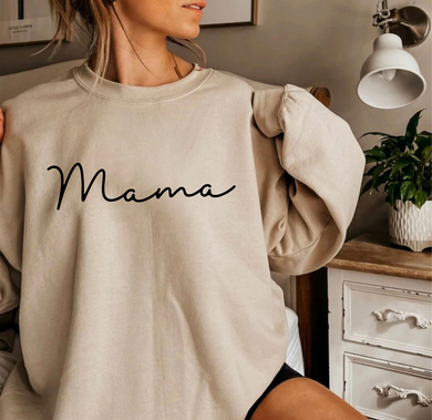 Mama - Design 2 (Cursive) - Puff Print