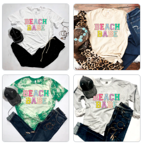 Beach Babe - Pastel - 14 Style Options