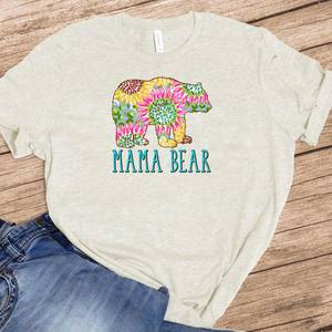 Mama Bear - Floral Bear