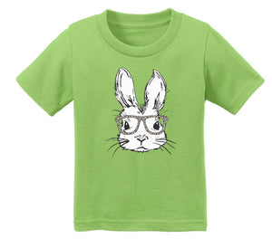 Hipster Bunny - White Ink - Youth