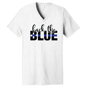 Back The Blue - w/ Heart & Blue Line - 9 Style Options