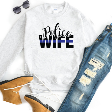 Back The Blue - Police Wife - 9 Style Options