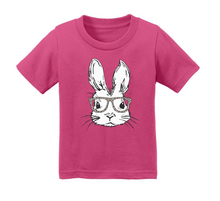 Load image into Gallery viewer, Hipster Bunny - White Ink - Youth