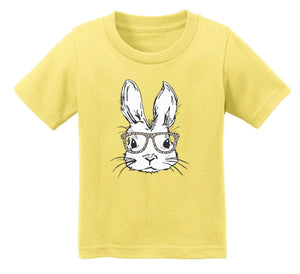 Hipster Bunny - White Ink - Youth