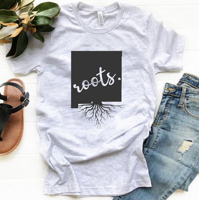 State Roots [N-S] - Ash Grey Tee